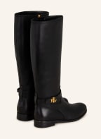 LAUREN RALPH LAUREN Stiefel BRITTANEY, Farbe: SCHWARZ/ GOLD (Bild 1)