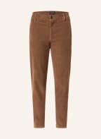 GABBA Cordhose MONZA Extra Slim Fit mit verkürzter Beinlänge, Farbe: BRAUN (Bild 1)