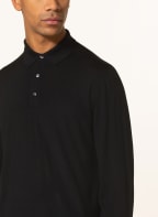 FEDELI Knit polo shirt, Color: BLACK (Image 1)