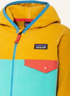 patagonia Fleecejacke BABY MICRO D™ SNAP-T®, Farbe: DUNKELGELB/ MINT/ HELLBLAU (Bild 1)