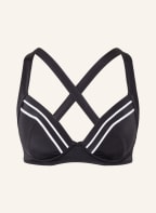 Lidea Underwired bikini top CAPTAIN, Color: BLACK (Image 1)