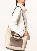 abro Teddy shopper RAQUEL, Color: ECRU/ TAUPE (Image 1)
