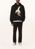 Palm Angels Oversized hoodie, Color: BLACK/ YELLOW (Image 1)
