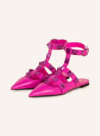 VALENTINO GARAVANI Mules ROMAN STUD with rivets, Color: PINK (Image 1)