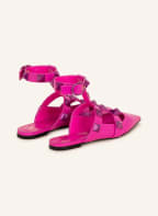 VALENTINO GARAVANI Mules ROMAN STUD with rivets, Color: PINK (Image 1)