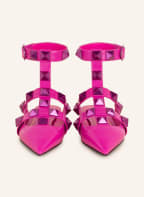 VALENTINO GARAVANI Mules ROMAN STUD with rivets, Color: PINK (Image 1)