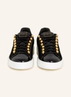 BALMAIN Sneakers, Color: BLACK/ GOLD (Image 1)