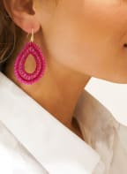 LOTT.gioielli Ohrhänger CHARLOTTE, Farbe: GOLD/ FUCHSIA (Bild 1)