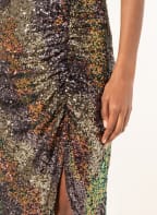 GESTUZ Skirt with sequins ABLINA, Color: BLACK/ GOLD/ DARK RED (Image 1)