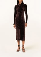 GESTUZ Samtkleid VELVIA, Farbe: DUNKELBRAUN (Bild 1)