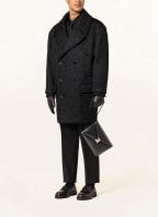 VALENTINO Bouclé coat with mohair , Color: BLACK (Image 1)