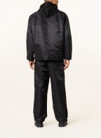 VALENTINO Oversized blouson with lambskin , Color: BLACK (Image 1)