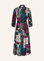Joseph Ribkoff Kleid mit 3/4-Arm, Farbe: SCHWARZ/ PETROL/ FUCHSIA (Bild 1)