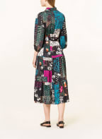 Joseph Ribkoff Kleid mit 3/4-Arm, Farbe: SCHWARZ/ PETROL/ FUCHSIA (Bild 1)
