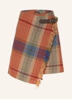 POLO RALPH LAUREN Wrap skirt , Color: DARK ORANGE/ BLUE/ GREEN (Image 1)