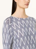 EMPORIO ARMANI Cashmere-Pullover, Farbe: WEISS/ BLAU (Bild 1)