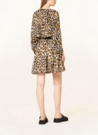 ESSENTIEL ANTWERP Kleid CUTIE mit Seide , Farbe: SCHWARZ/ BRAUN/ DUNKELGELB (Bild 1)