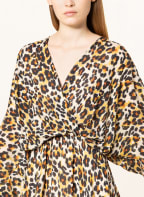 ESSENTIEL ANTWERP Kleid CUTIE mit Seide , Farbe: SCHWARZ/ BRAUN/ DUNKELGELB (Bild 1)