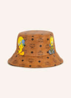 MCM Bucket-Hat in Lederoptik, Farbe: COGNAC (Bild 1)