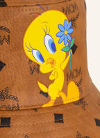 MCM Bucket-Hat in Lederoptik, Farbe: COGNAC (Bild 1)