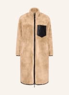 ANINE BING Kunstfell-Mantel RYDER, Farbe: CAMEL (Bild 1)