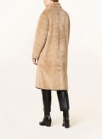 ANINE BING Kunstfell-Mantel RYDER, Farbe: CAMEL (Bild 1)