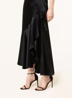POLO RALPH LAUREN Satin skirt, Color: BLACK (Image 1)