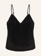 NEO NOIR Cropped-Top ELINAS mit Pailletten, Farbe: SCHWARZ (Bild 1)