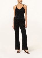 NEO NOIR Cropped-Top ELINAS mit Pailletten, Farbe: SCHWARZ (Bild 1)