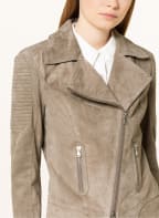 SCHYIA Lederjacke EVA , Farbe: GRAU (Bild 1)