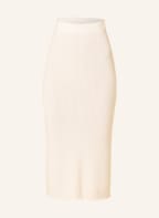 (THE MERCER) N.Y. Knit skirt in cashmere, Color: ECRU (Image 1)