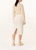 (THE MERCER) N.Y. Knit skirt in cashmere, Color: ECRU (Image 1)