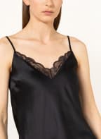 CHANTELLE Schlaftop MIDNIGHT FLOWERS aus Satin, Farbe: SCHWARZ (Bild 1)