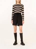WHISTLES Long sleeve shirt , Color: BLACK/ BEIGE (Image 1)