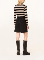 WHISTLES Long sleeve shirt , Color: BLACK/ BEIGE (Image 1)
