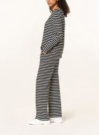 Juvia Sweatpants CHARLY, Color: BLACK/ WHITE (Image 1)