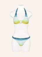 watercult Triangle bikini bottoms OMBRÉ FLOW, Color: TEAL/ MINT/ DARK YELLOW (Image 1)