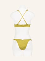 watercult Bralette-Bikini top MAKRAMÉ LOVE, Color: GREEN (Image 1)