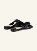 JIMMY CHOO Pantoletten NARISA FLAT , Farbe: SCHWARZ (Bild 1)
