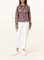 BOSS Hoodie ELIA, Farbe: DUNKELLILA/ ROSA/ BEIGE (Bild 1)