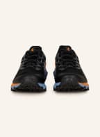 ASICS Trail running shoes GEL-TRABUCO™ 10 GTX, Color: BLACK/ NEON ORANGE/ LIGHT BLUE (Image 1)