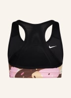 Nike Biustonosz sportowy SWOOSH , Kolor: CZARNY/ KONIAKOWY/ CIEMNOBRĄZOWY (Obrazek 1)
