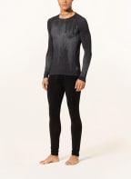 odlo Functional underwear shirt KINSHIP PERFORMANCE 200 with merino wool, Color: DARK GRAY/ GRAY (Image 1)