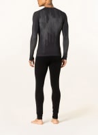 odlo Functional underwear shirt KINSHIP PERFORMANCE 200 with merino wool, Color: DARK GRAY/ GRAY (Image 1)