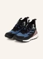 adidas Trekkingschuhe TERREX FREE HIKER 2 GTX, Farbe: BLAU/ SCHWARZ/ ROSÉ (Bild 1)