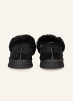 UGG Slippers DISQUETTE with real fur, Color: BLACK (Image 1)