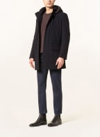 bugatti Wool coat with removable hood , Color: DARK BLUE (Image 1)