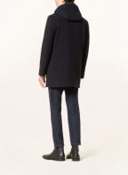 bugatti Wool coat with removable hood , Color: DARK BLUE (Image 1)