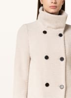 s.Oliver BLACK LABEL Kunstfell-Mantel, Farbe: BEIGE (Bild 1)