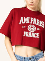 AMI PARIS Cropped shirt, Color: RED (Image 1)